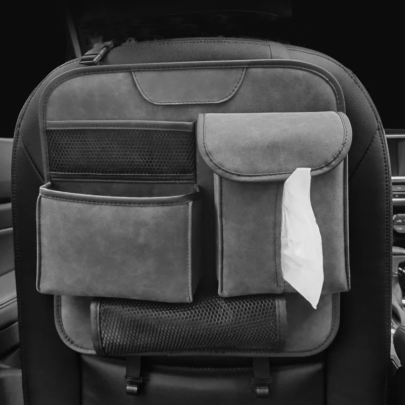 Car Seat Back Multi-Pocket Pack Bag Hanging Organizer Collector Storage Box Car Interior Accessories