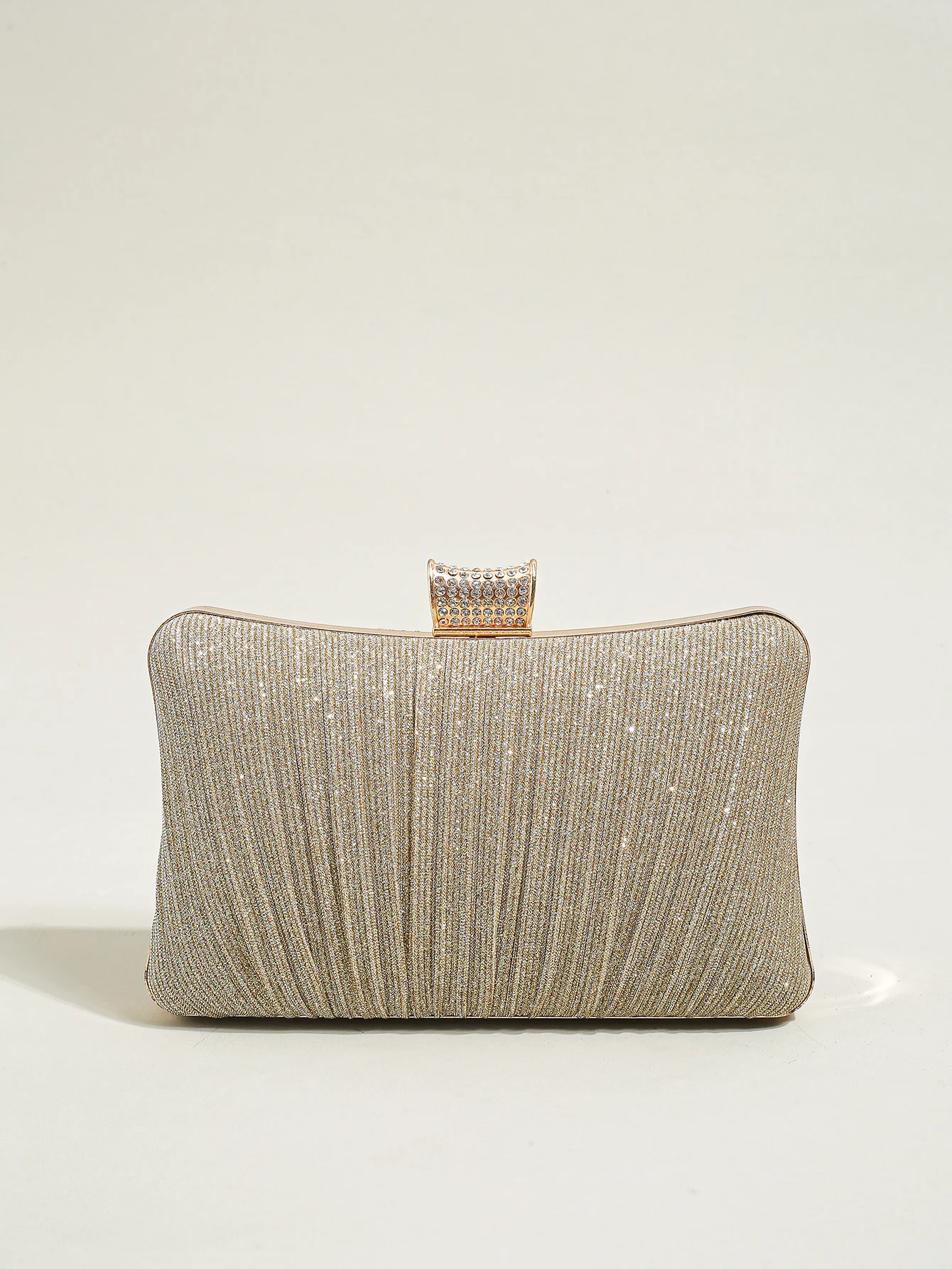 Sparkling Clutch Purses Bride and Bridesmaid Handbag Elegant Detachable Chain Evening Bag for Women Club Party