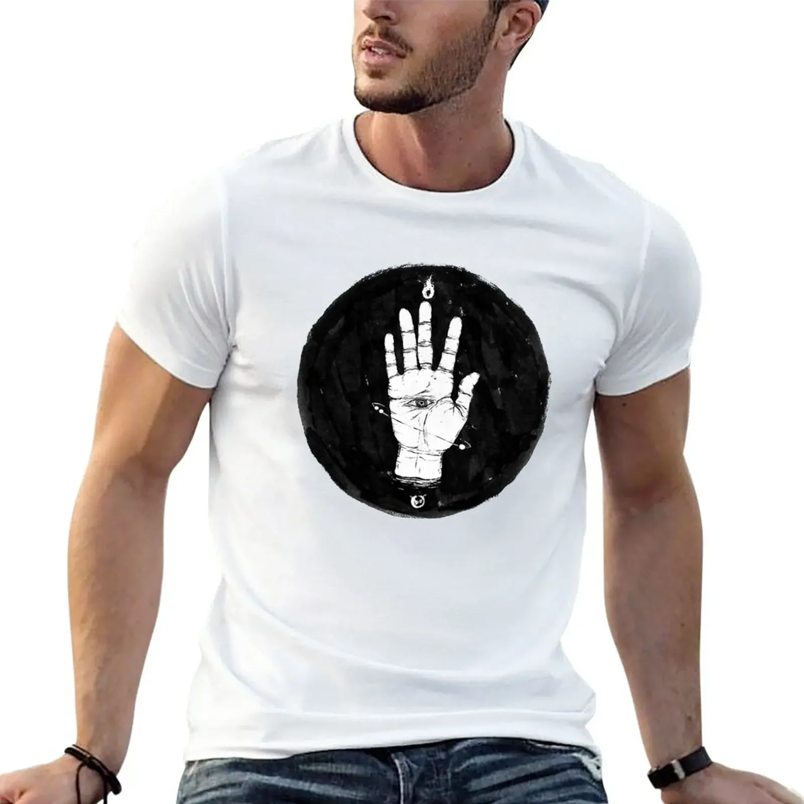 

New Future (Eye) On Palm T-Shirt kawaii clothes cute clothes mens t shirts casual stylish