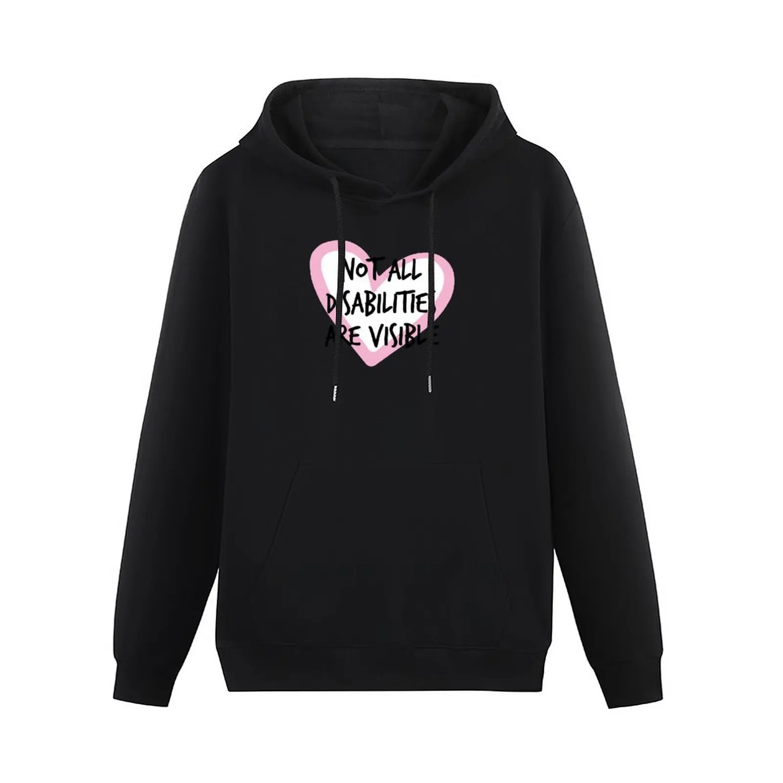 Not All Disabilities Are Visible (pink) Pullover Hoodie men's clothes autumn clothes new hoodies and sweatshirts