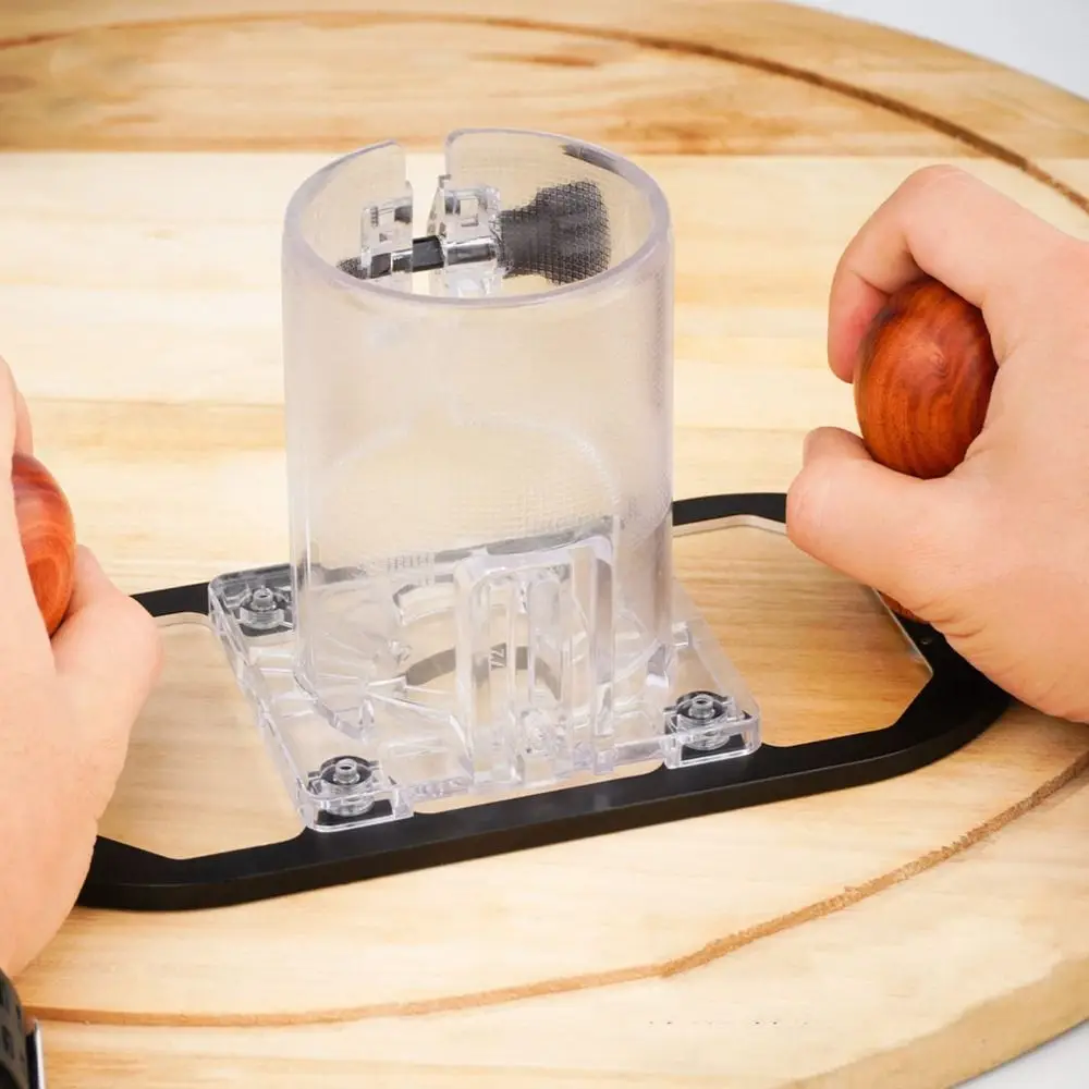 

Milling Groove Wood Router Base Flip Engraving Opening Milling Edge Guide Protective Base Spare Parts Milling Base Woodworking