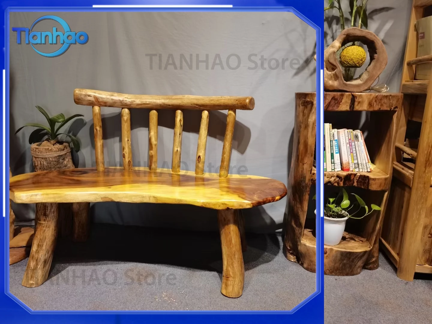High-Quality Rustic Style Teak Leisure Chair Rectangular Fashionable Eco-Friendly Design New Home Decor for Indoor Outdoor