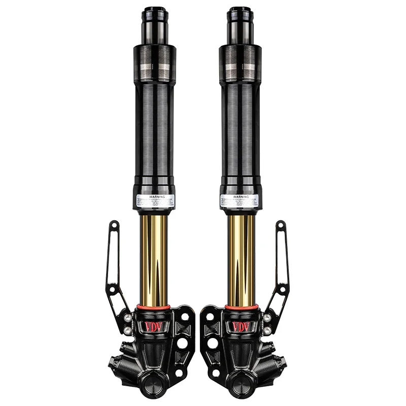 V2 New Inverted Front Shock Absorber with 33 Core 400mm Installation Hole Spacing for General Motorcycles