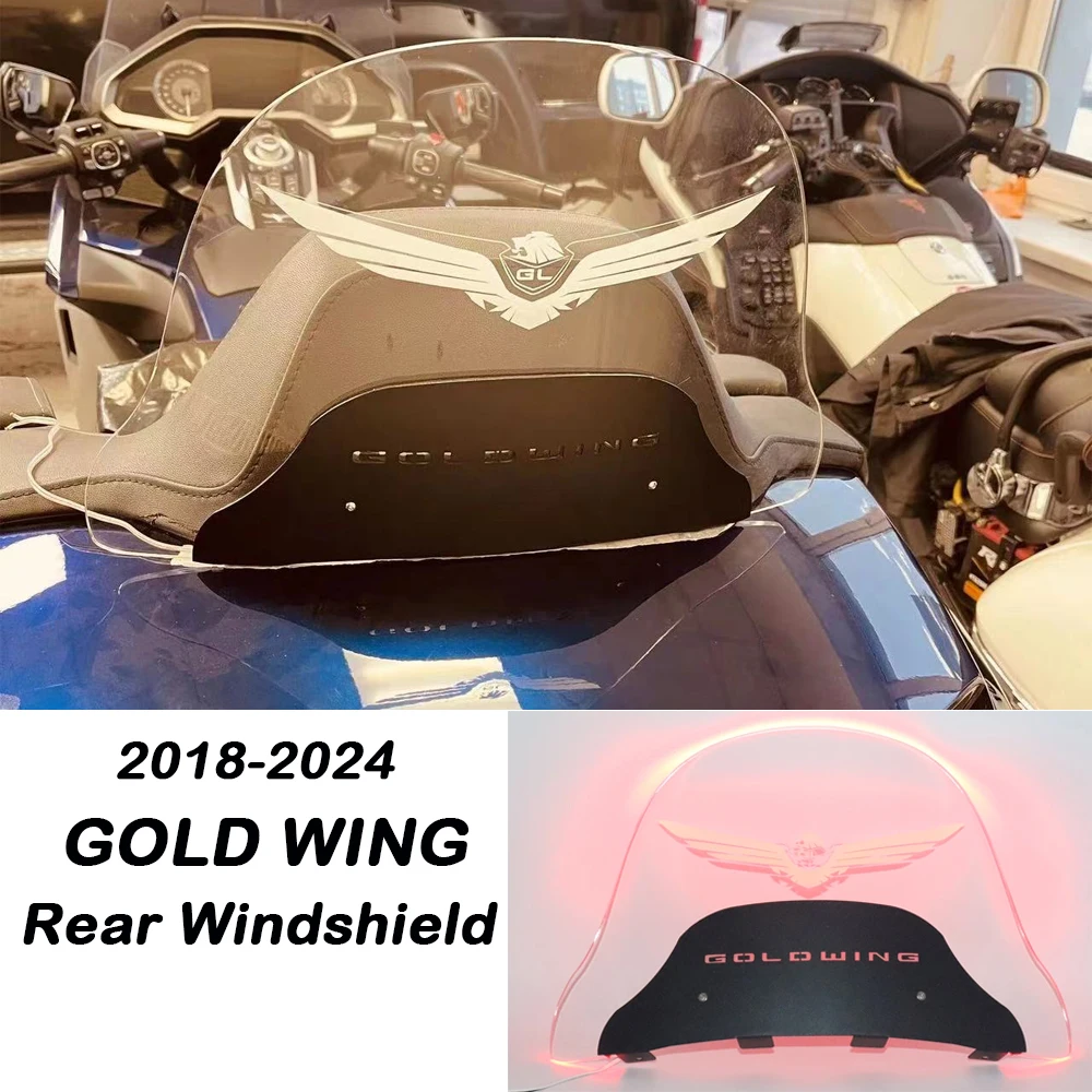 

Заднее ветровое стекло для мотоцикла Honda Goldwing Gold Wing 1800 GL1800 2018-2023 2024, модифицированные аксессуары