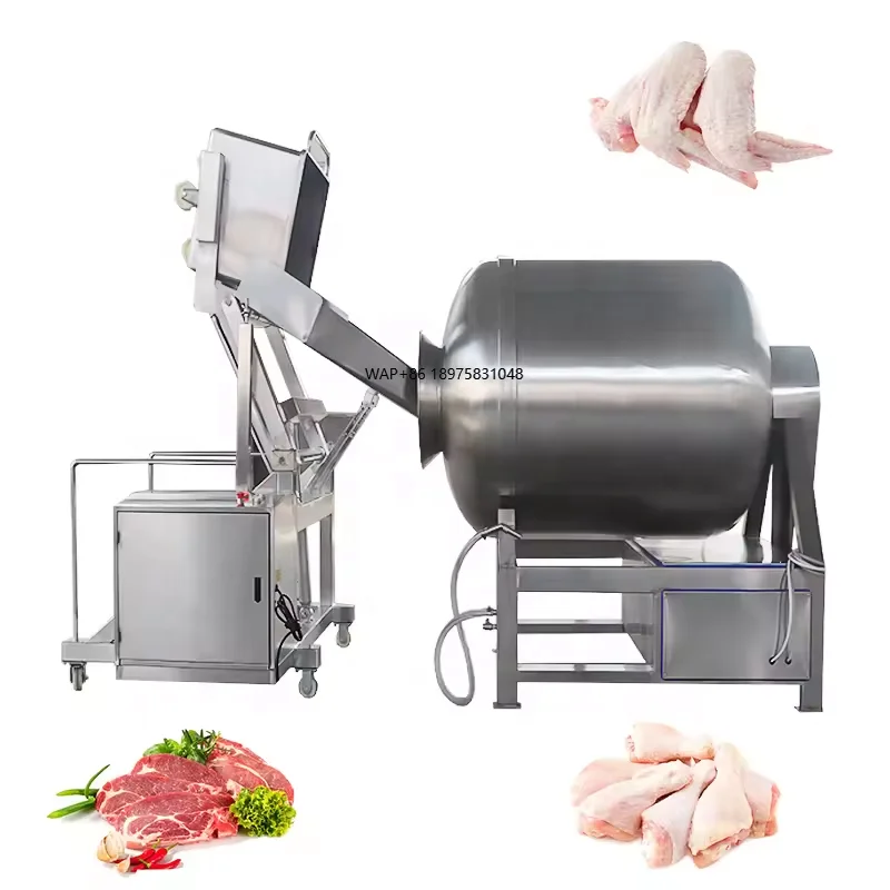 

Industrial 304 Stainless Steel Chicken Vacuum Tumbler Meat Product Making Machines