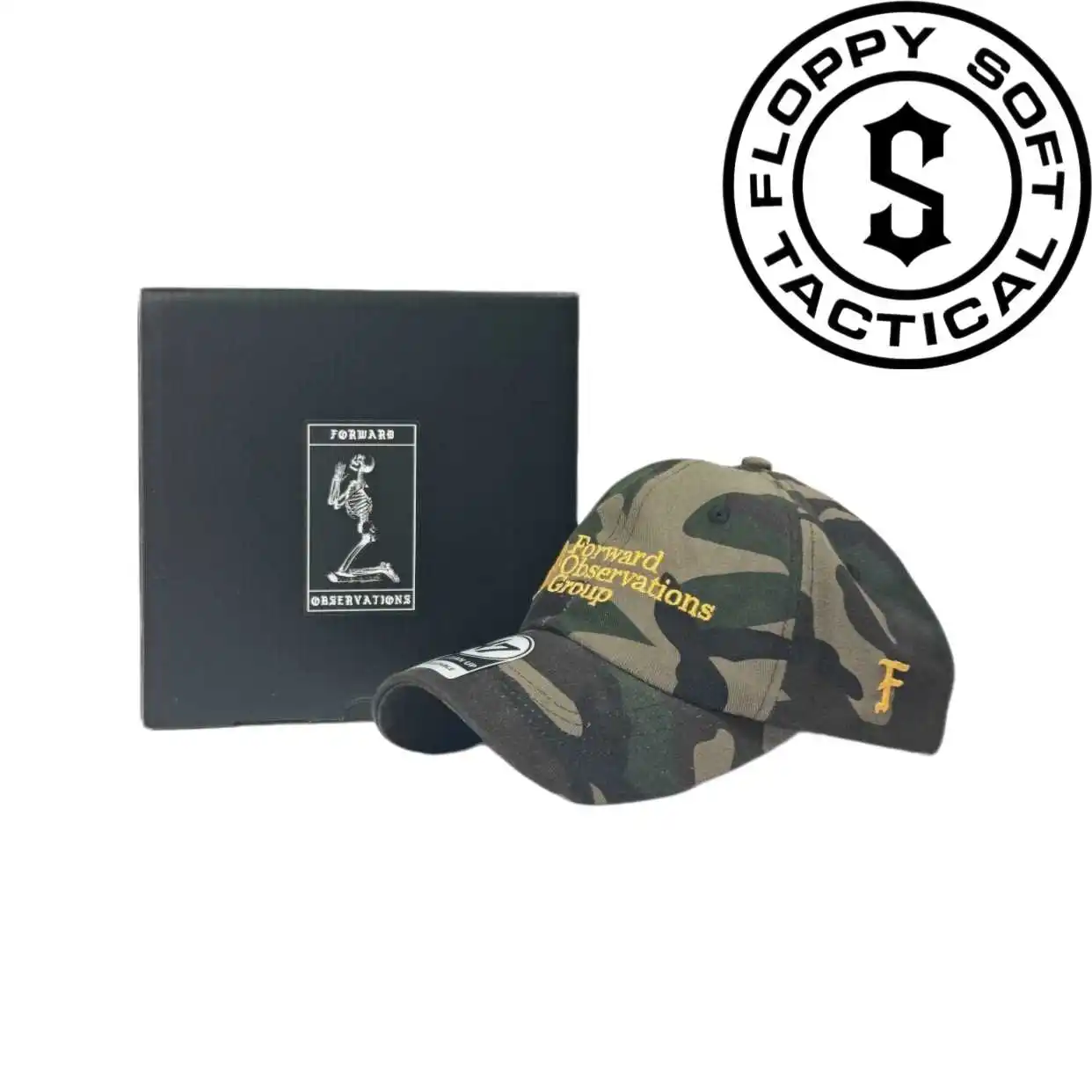 Forward Observations Group Camouflage Soft Top Dad Hat Outdoor Sun
