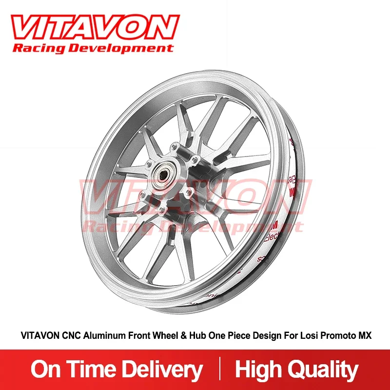 

VITAVON CNC Aluminum Front Wheel & Hub One Piece Design For Losi Promoto MX LOS46002