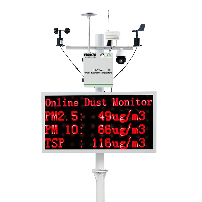 

Pump Sucking Type PM2.5 PM10 TSP Dust Concentration Measuring Instrument Air Quality Monitoring Device Industrial Dust Monitor