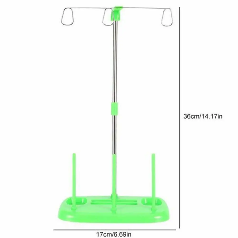 Porte-fil à 3 Végétpour machine à coudre domestique, support de fil à broder T1, surjeteuse courtepointe