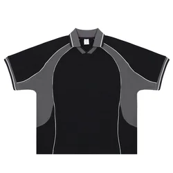 Color Block Patchwork Hip Hop T shirts Short Sleeves Streetwear Casual Top Tees For Male Oversized