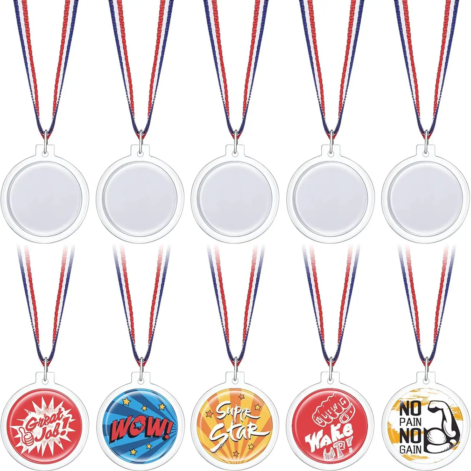 10-красочные смотрите свои собственные награды, пустые награды, декоративные награды, легкие забавные сувениры для вечеринок для взрослых