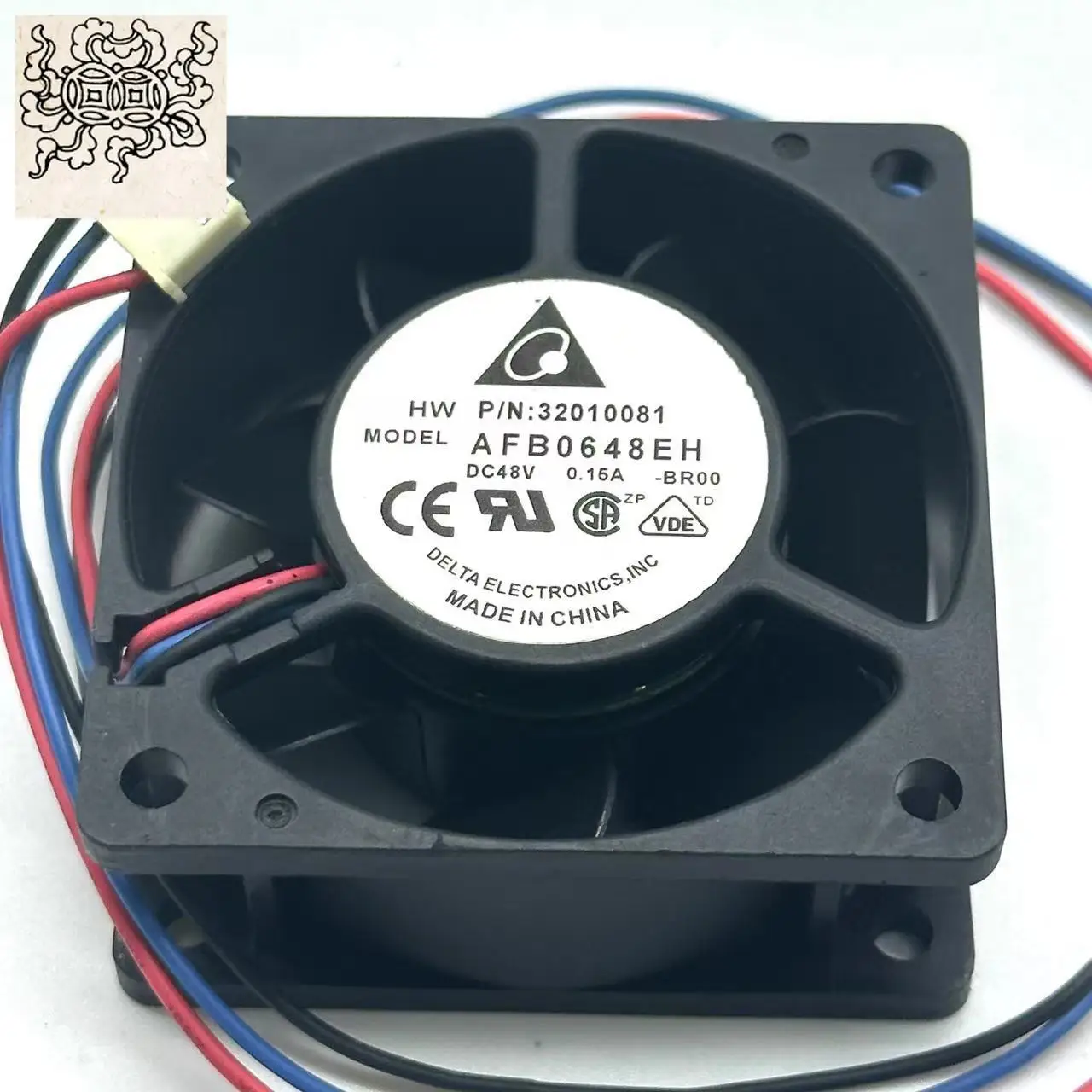 

Ltsf For Delta Electronics AFB0648EH BR00 DC 48V 0.15A 60x60x25mm 3-Wire Server Cooling Fan