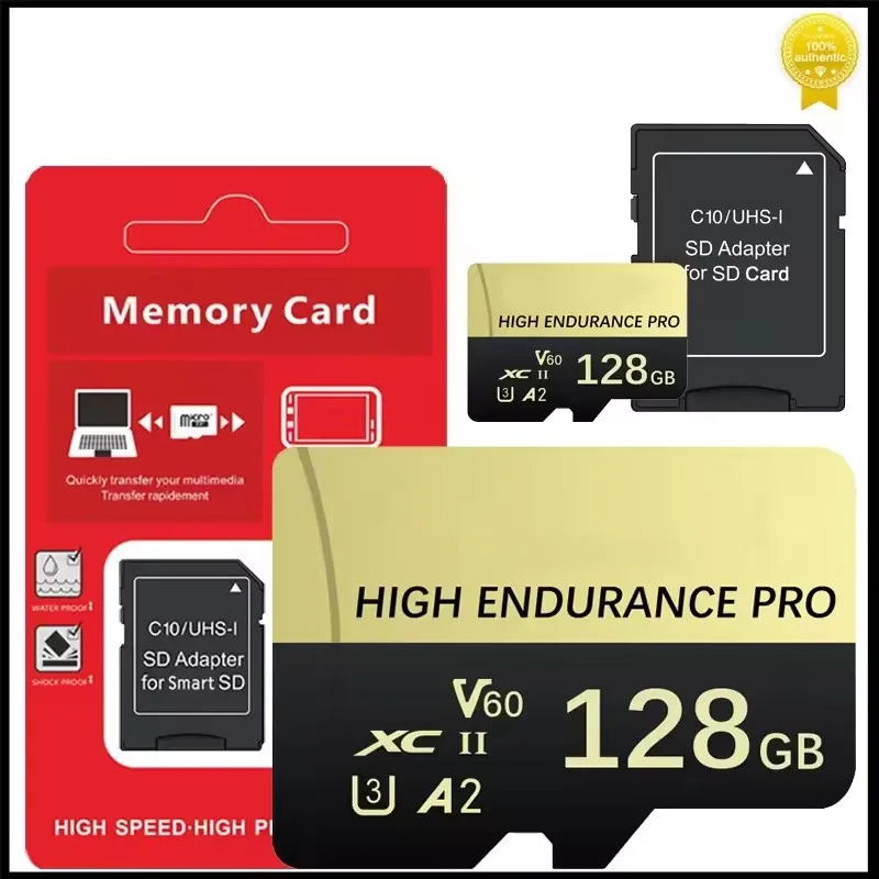 Neue SD-Karte Speicherkarte 2TB 1TB Hochgeschwindigkeits-TF-Flashkarte 4K Full HD Video Micro-SD-Karte 128GB 256GB 512GB Für Kamera PC Neu