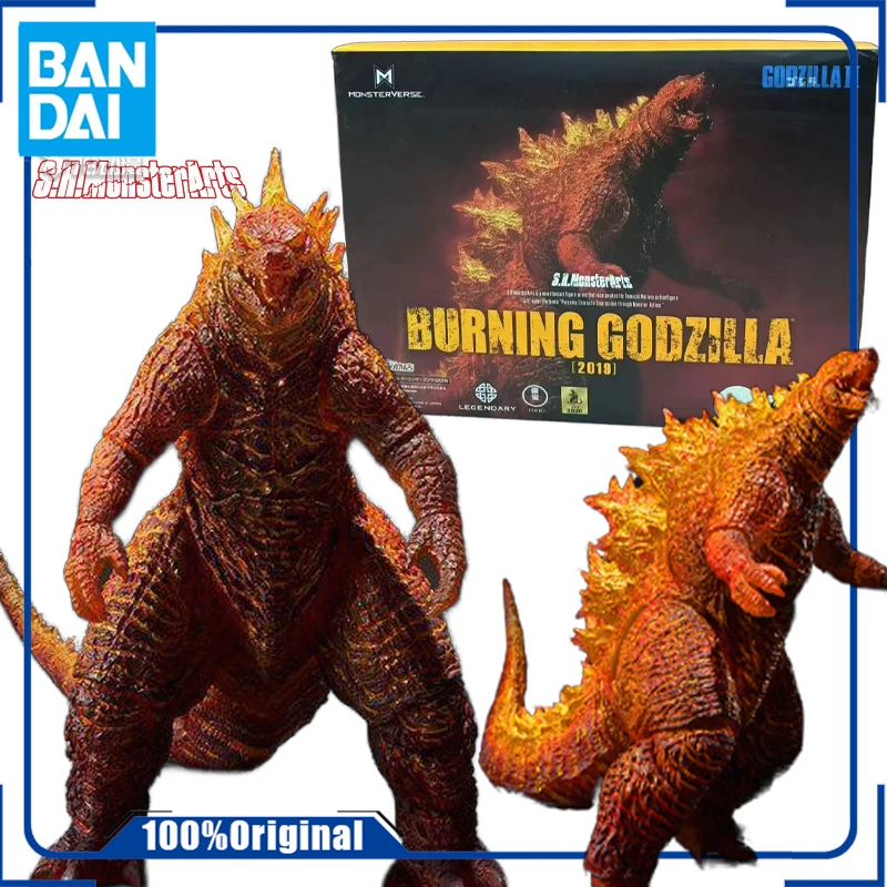 Bandai Genuine Original  SHM LIMITED & SPECIAL EDITION RED LOTUS GODZILLA (2019)   Action Figure Toys For Boys Girls Kids Christ