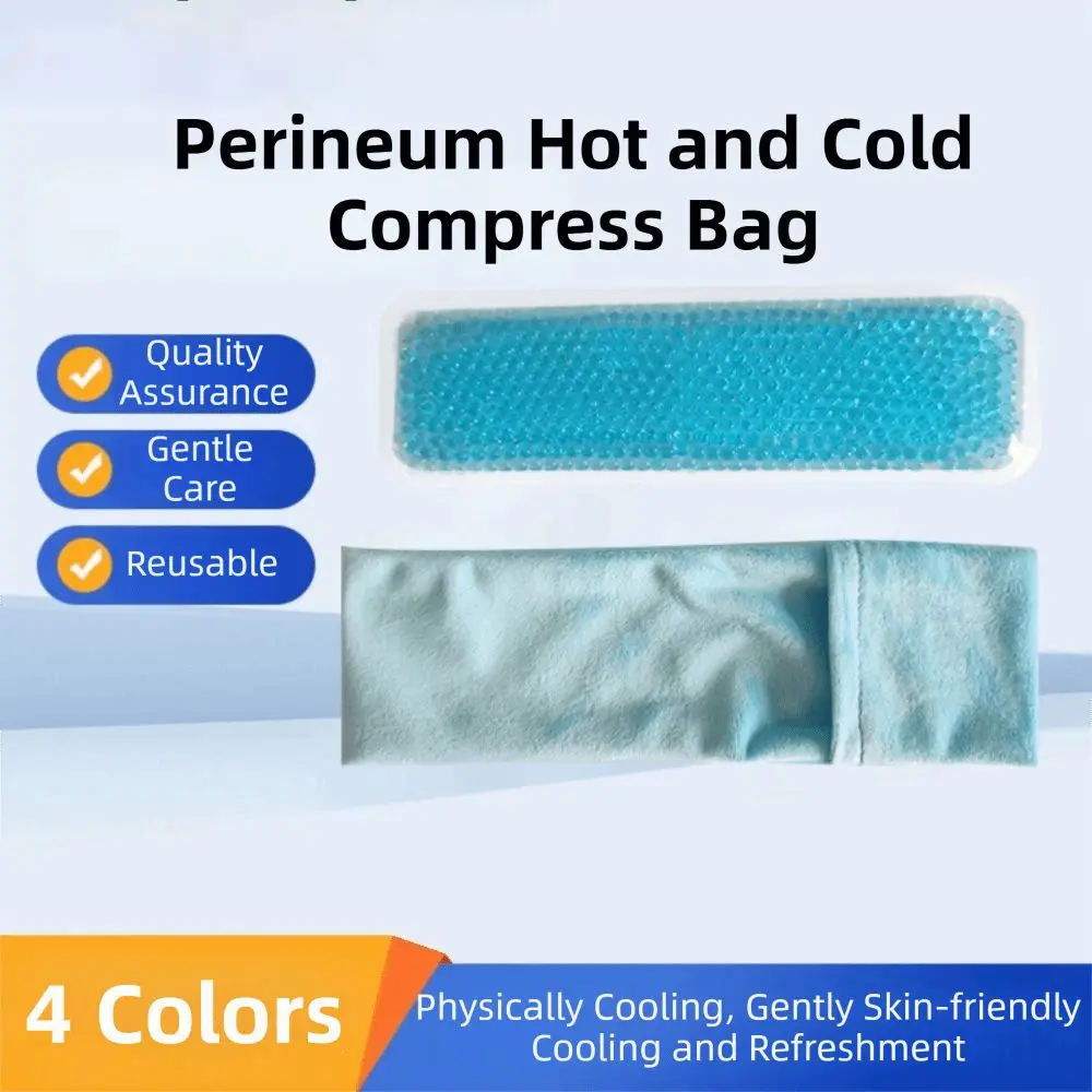 Reusable Perineal Cooling Pad Storage Bag Microwavable Cold Compress Heating Pad Cooling Ice Instant Ice Hot Cold Packs