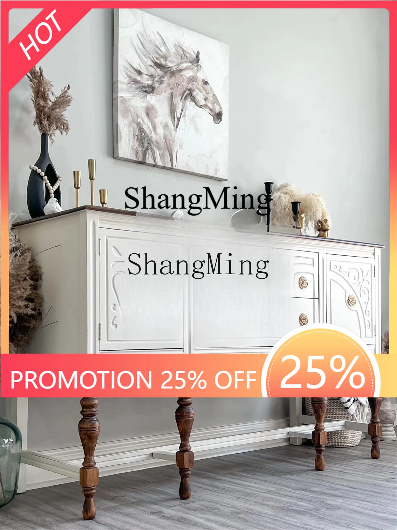 

Изысканные современные минималистичные шкафы из массива дерева с резьбой, ретро-белые тумбы для прихожей, декоративные шкафы для гостиной.