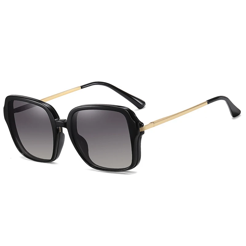 2 In 1 Polarized Sunglasses Men Women Magnetic Clip On Glasses TR90 Alloy Optical Prescription Eyewear Frames Eyeglasses UV400