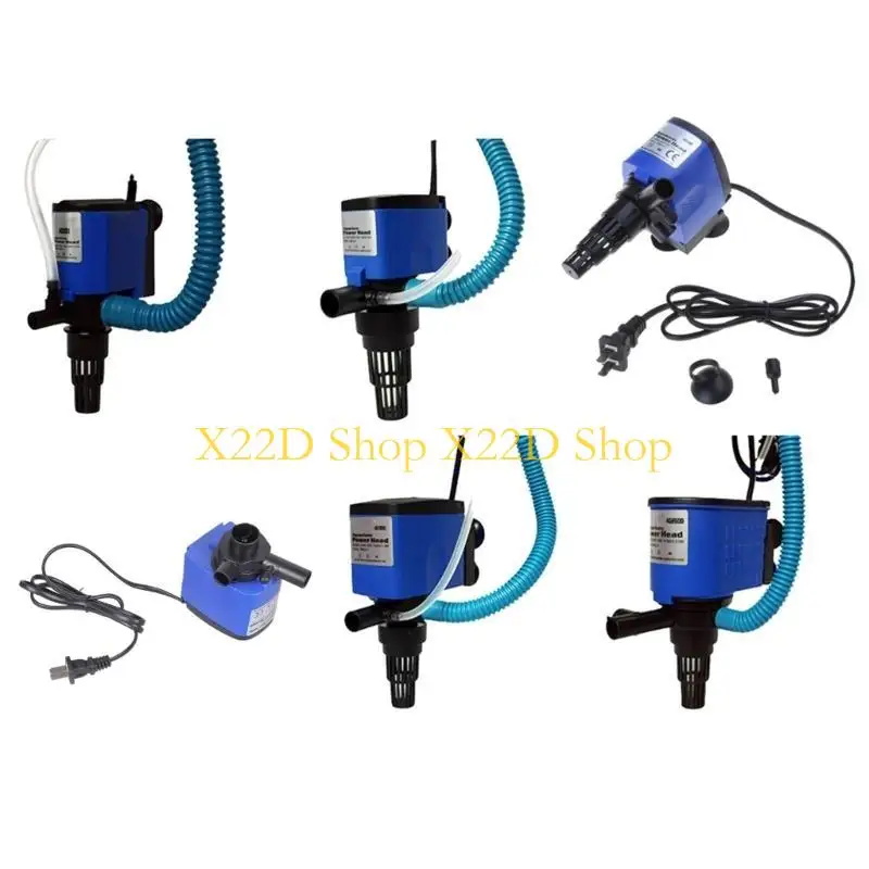 

X22D Многофункциональный погружной водяной насос, ультра тихий для аквариумов, гидропоники, фильтрация, аэрация, циркуляция