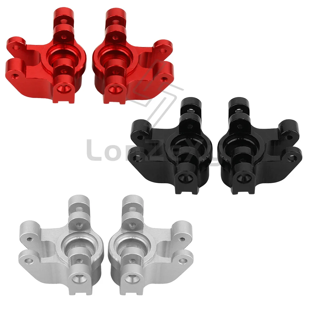 Aluminum Steering Knuckle 14.3g for Losi 1/18 Mini LMT RC Monster Truck, Alloy Upgrade Hub Carrier with M2 Screws