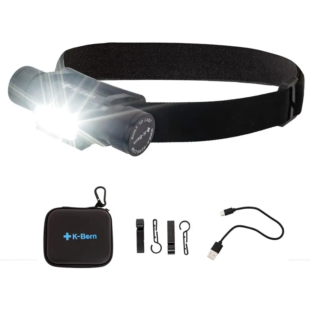 

Rechargeable 1850 Lumen Ultra Bright Light, Waterproof, Lightweight, 3500mAh Battery, Ideal for Dog Walking, Camping, Hiking & H