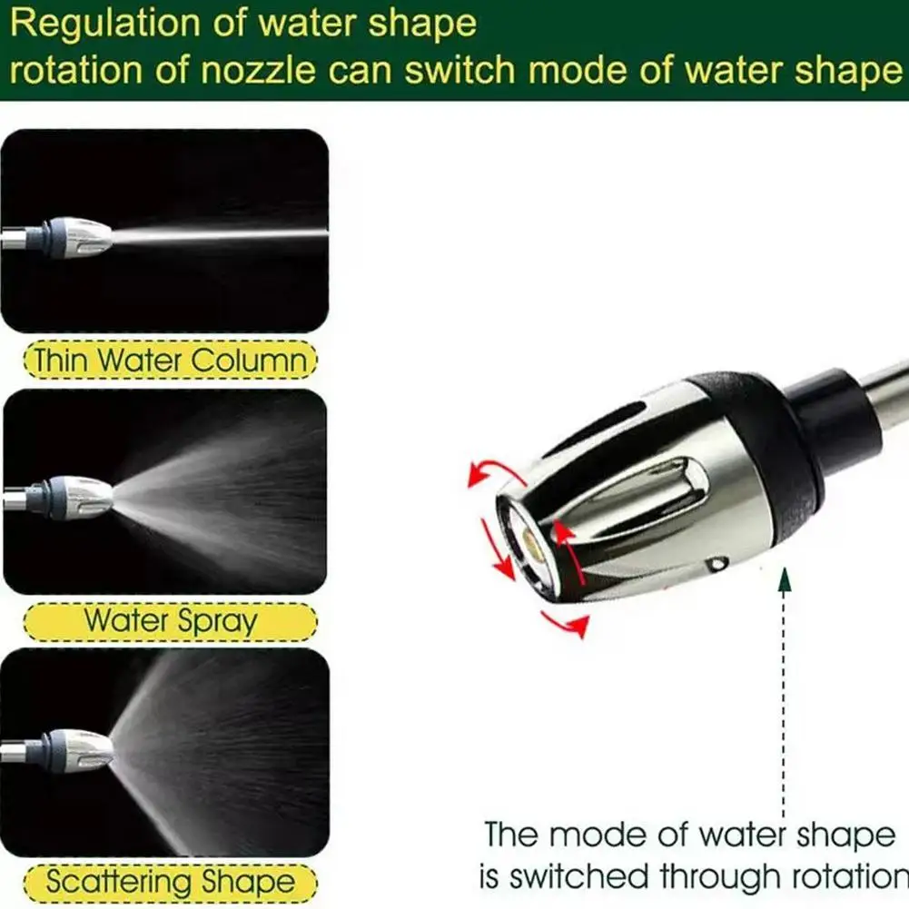 High-Pressure Car Washing Water Gun Long Pole Car Washing Tool Watering Garden Tool Garden Water Hose Nozzle Garden Shower gallery 4