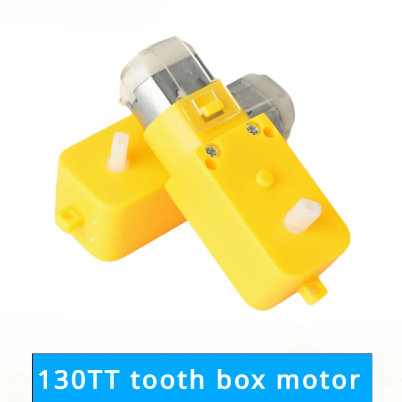 10PCS 130TT tooth box deceleration motor gear box small motor home electric toy robot DC 130 Micro Motor