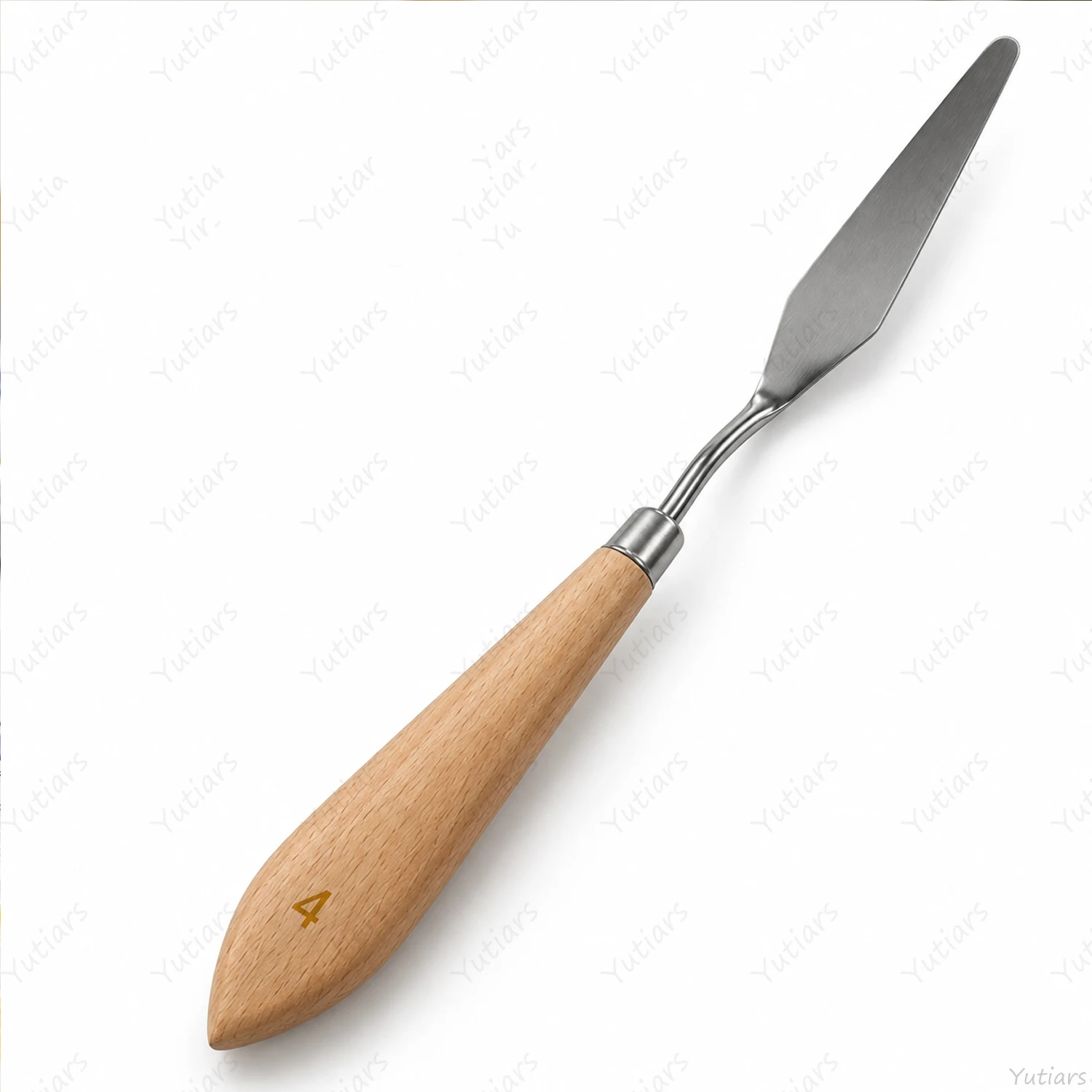 1/2pcs Painting Palette Knife Stainless Steel Artist Spatula Wood Handle for Oil Acrylic Paint Mixing Texture Craft Art Tool