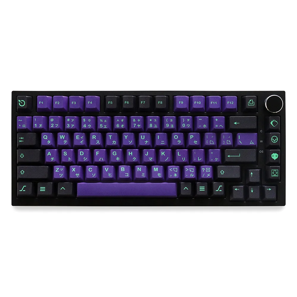 Cherry Profile Japanese Me-cha Keycaps Dye Sub PBT Ergonomic Design 129 Keys  for 61/64/104/108 Mx Switch Mechanical Keyboard