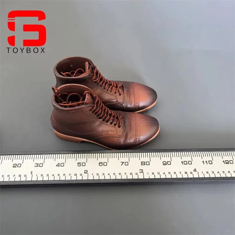 1/6 สเกลชายลำลองผูกเชือกรองเท้าบู๊ทยางรองเท้ารุ่น Fit 12 ''ทหารที่ถอดออกได้เท้าแอ็คชั่นฟิกเกอร์ร่างกาย