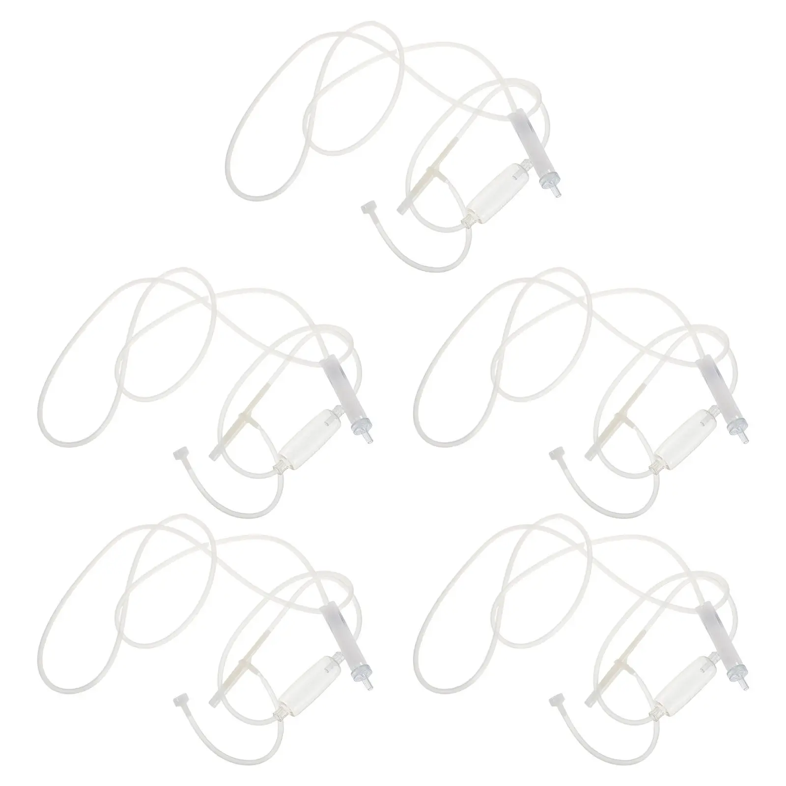 5Pcs Oxygen Infusion Replacement Tubing Hydro Oxygen Infusion Tube for Beauty Salon Skin Hydration Device Replacement Hose
