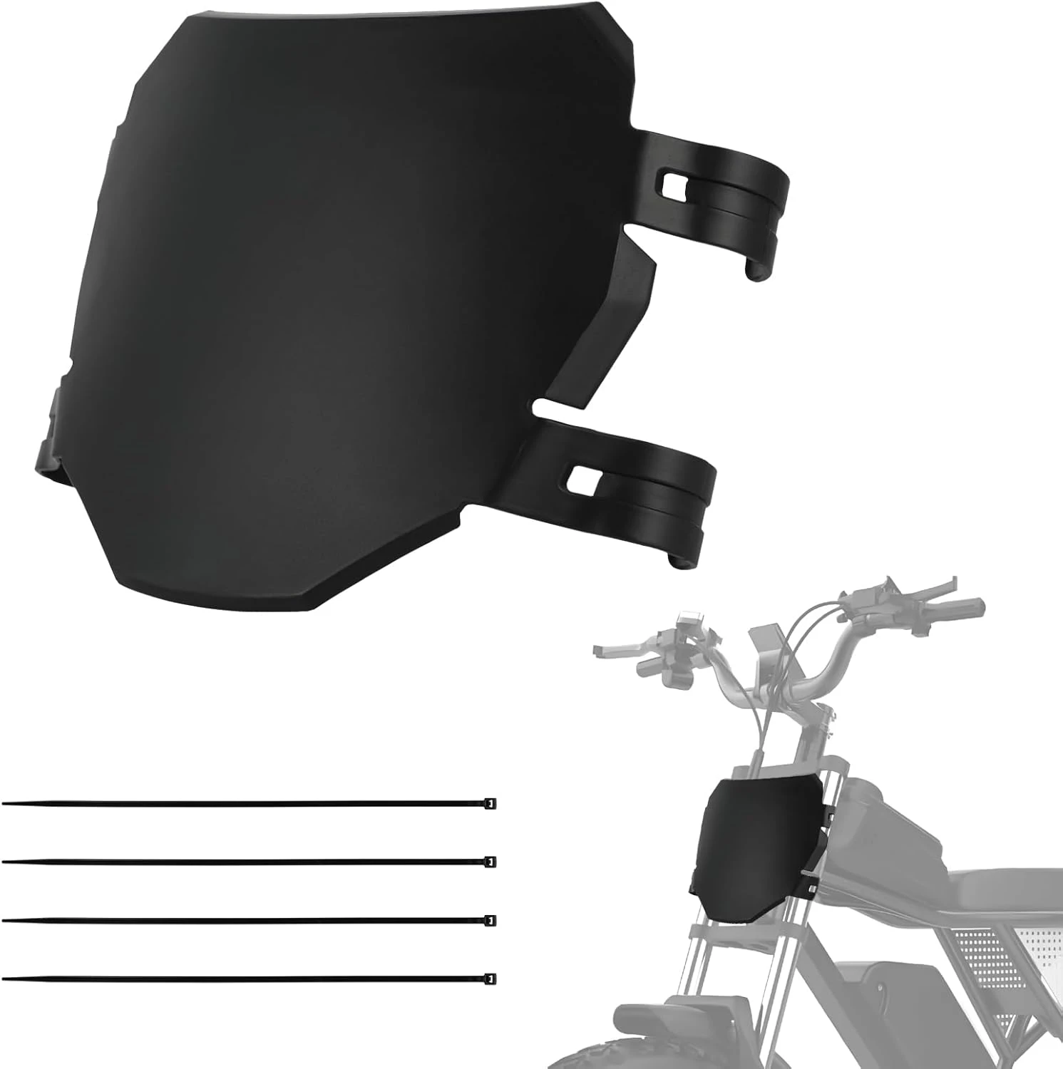 Electric Dirt Bike Downhill Number Plate E Bike Front Plate Compatible Fit for Ridstar Q20 Tuttio Soleil 01 Super 73 S1 S2 Y1 RX