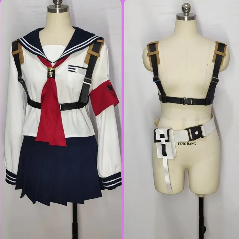 FC6Anime Blue Archive Niko kurumi Sailor Suit Cosplay Izayoi Nonomi Costume  Halloween Party Dress@FC8！