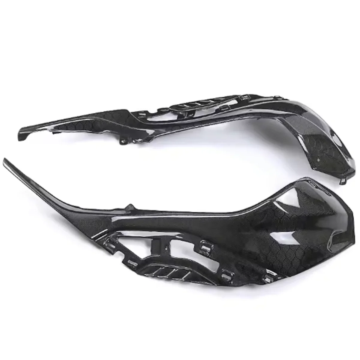 For BMW S1000RR S1000R M1000RR M1000R 2020 2021 2022 2023 2024 3K 100% Dry Carbon Fiber Motorcycle Accessories Tank Side Panels