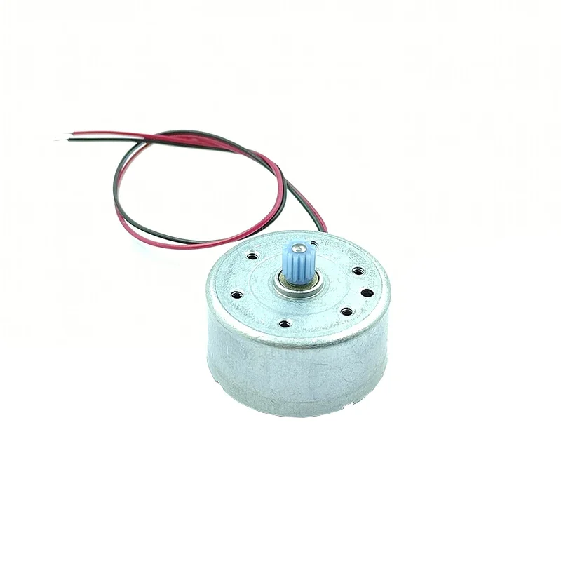 

RF-300C Micro 300 Motor DC 3V 5V 6V 9V 12V 8000RPM Mini 24mm Round Spindle Motor 2mm Shaft DIY Solar Power Hobby Toy Fan Model