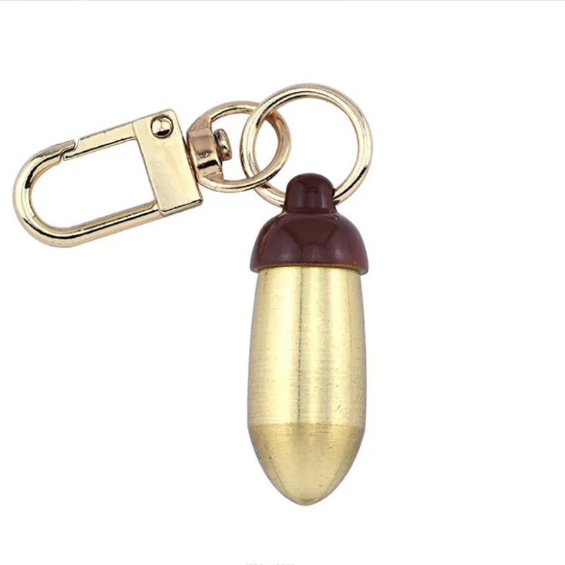 Mini Brass Carrot keyring Knife Portable Open Courier Keychain Utility Knife Outdoor Camping Mini Cut Paper Knife Key chain Gift