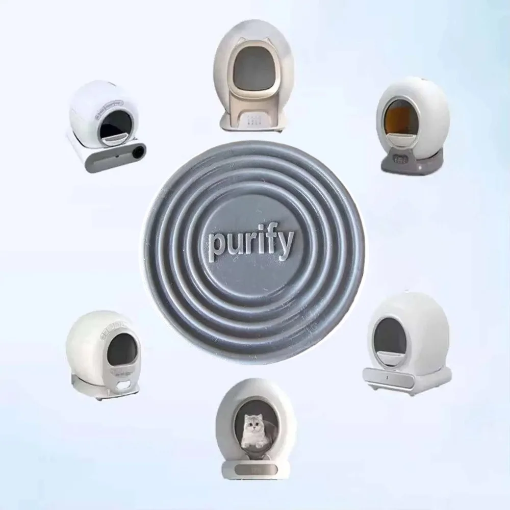 PJ039 Replacement Silicone Purify Base for Tonpie Tipro X30 Smart Cat Litter Box Wear‑Resistant Rubber Odor Box Holder
