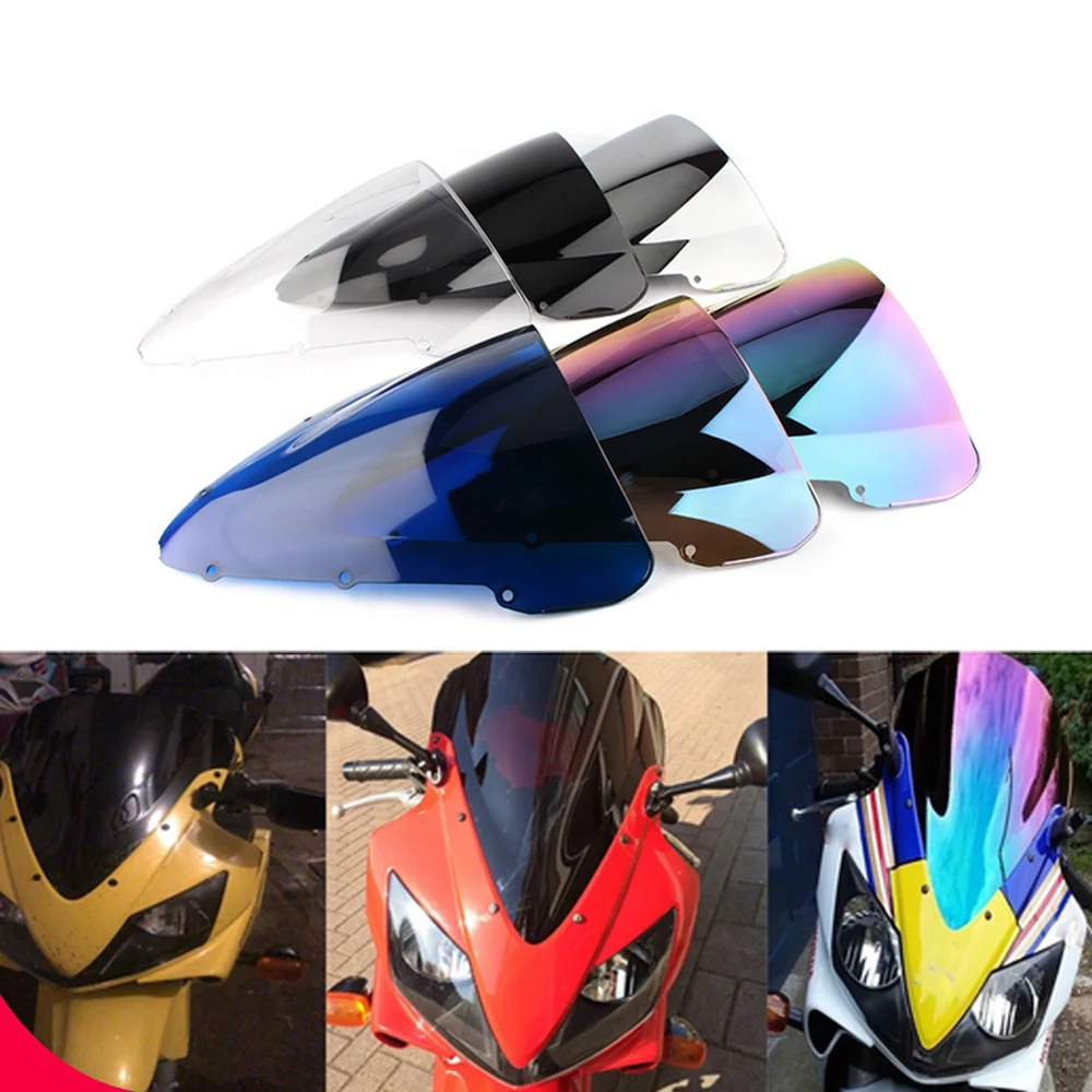 Motorcycle Double Bubble Windshield For Honda CBR600 CBR 600 F4i 2001-2008 WindScreen Accessories Fairing Deflector