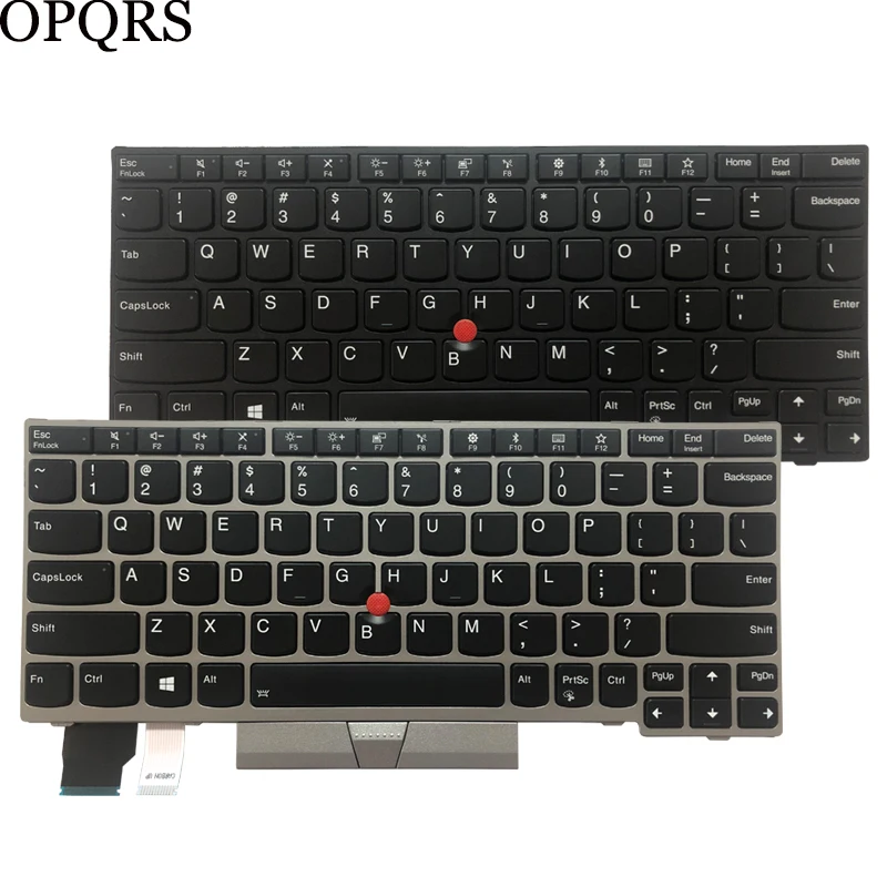 

NEW For Lenovo ThinkPad X280 A285 L13 Yoga S2 5th S2 Yoga 5th US laptop keyboard black silver