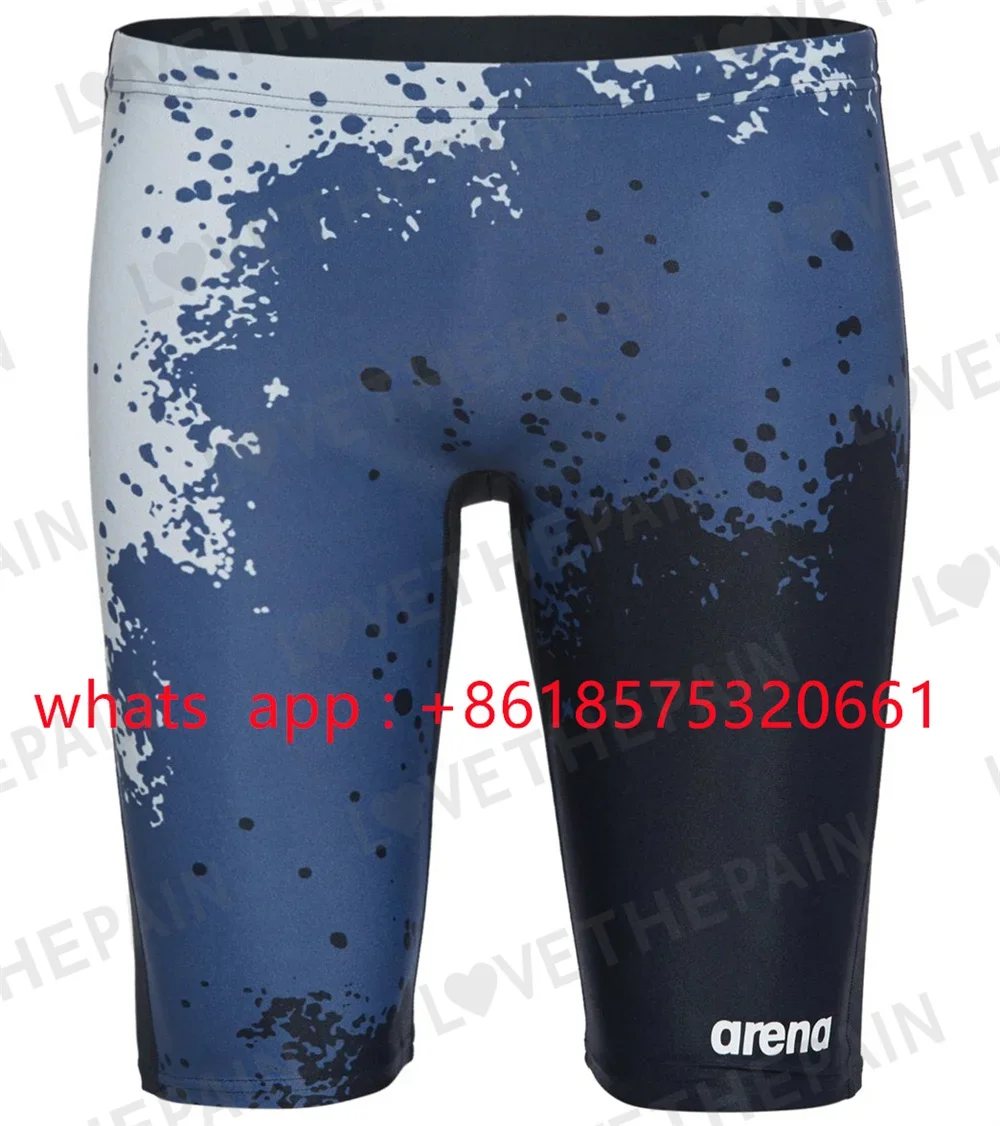 Men's Spraypaint Maxlife Jammer Swimsuit Trunks Professional Usa Swim Trunks Quick Dry Uv Surf Swimming Pantalones Odyssey