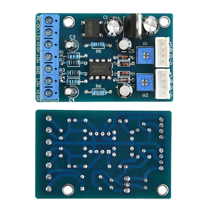 AT82-Front-End Electronic Tube Level Meter Driver Board AC/DC 12-15V VU Meter Amplifier DB Level Indicator Board - view 4
