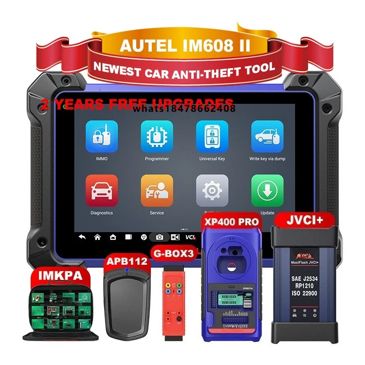 Professional  autel Im608ii  Im608 2 Im608pro 608  2 Locksmith Tools Key Fob Programmer Diagnostic Automotive Scanner