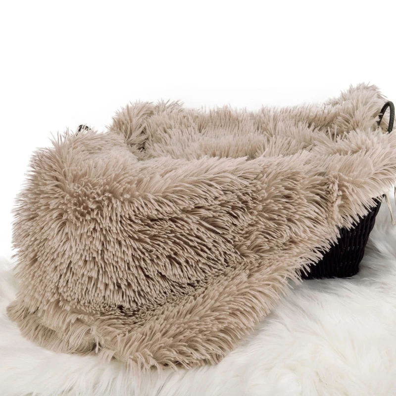 

Newborn Baby Soft Faux Fur Photograph Prop Blanket Infant Sleeping Swaddle Pad New Dropship