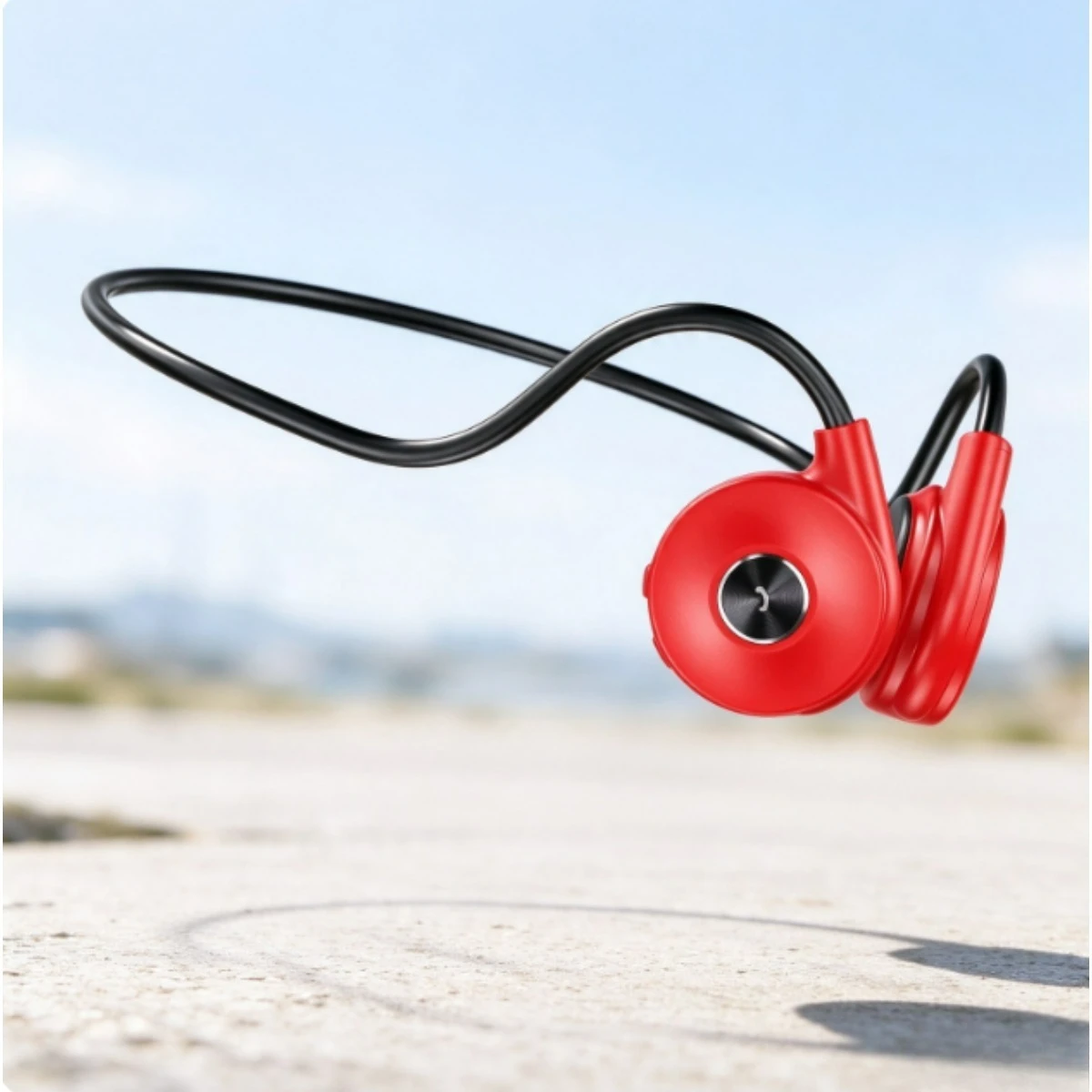 QCY M1 Bone Conduction Bluetooth Earphones With True Stereo Earband Microphone For Running Sports Business Noise Cancelling Mic