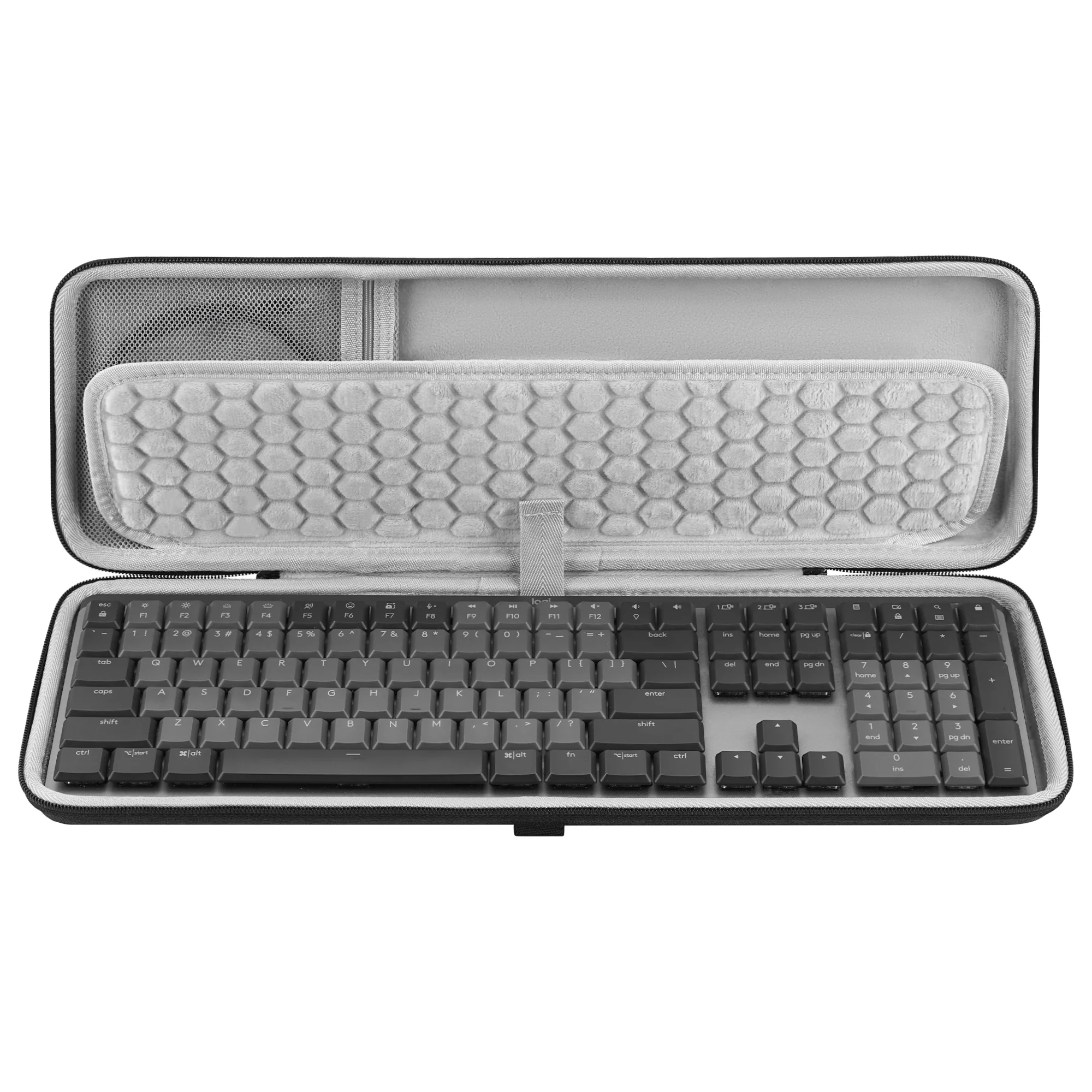 

Полноразмерная Клавиатура Geekria, замена для Logitech MX Механическая беспроводная клавиатура с подсветкой (серый)