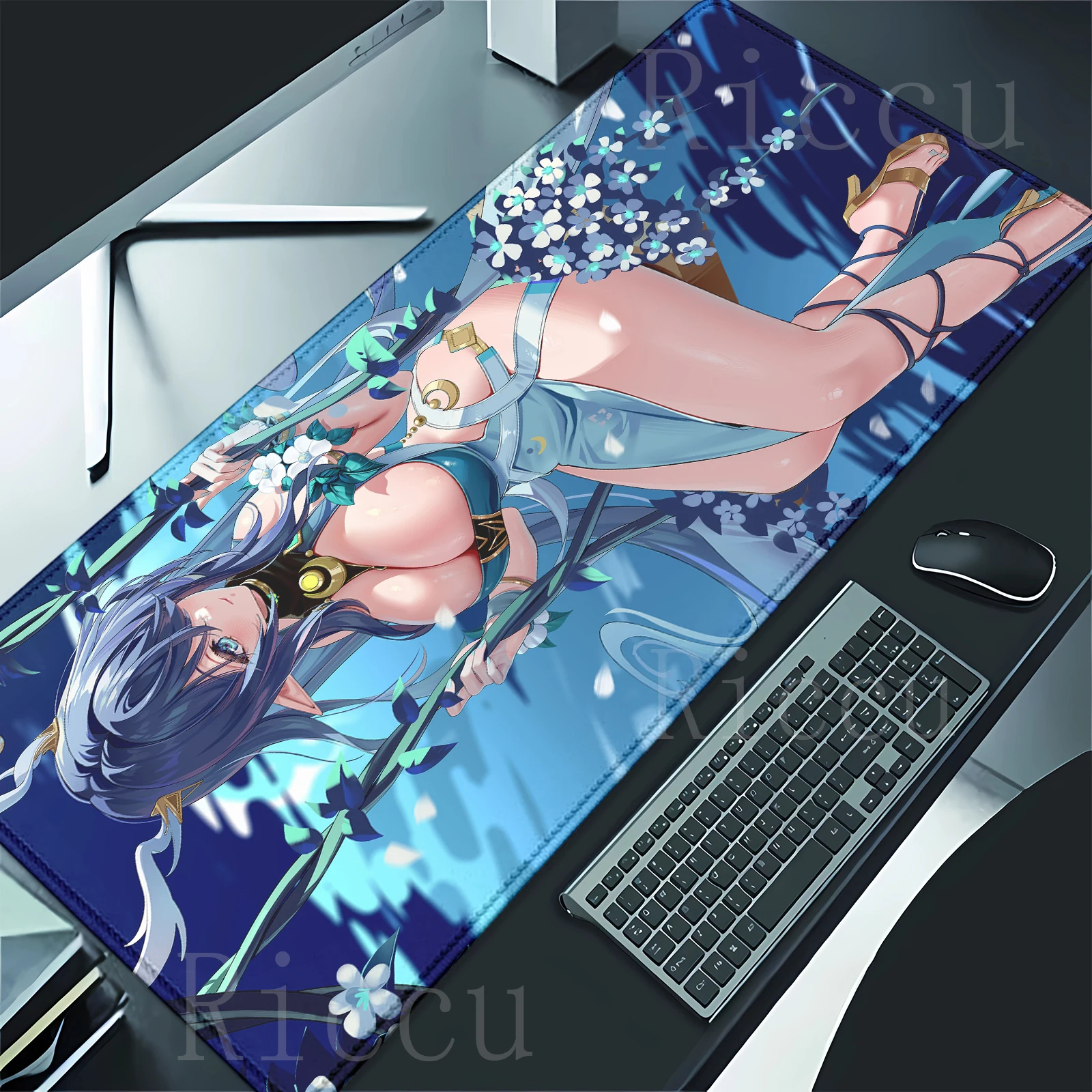 

Hentai HD Sexy Girls Mouse Pad Genshin Impact Lauma Mouse pad Large XXL Gaming Laptop Pc Computer Pretty Anime Keyboard desk Mat