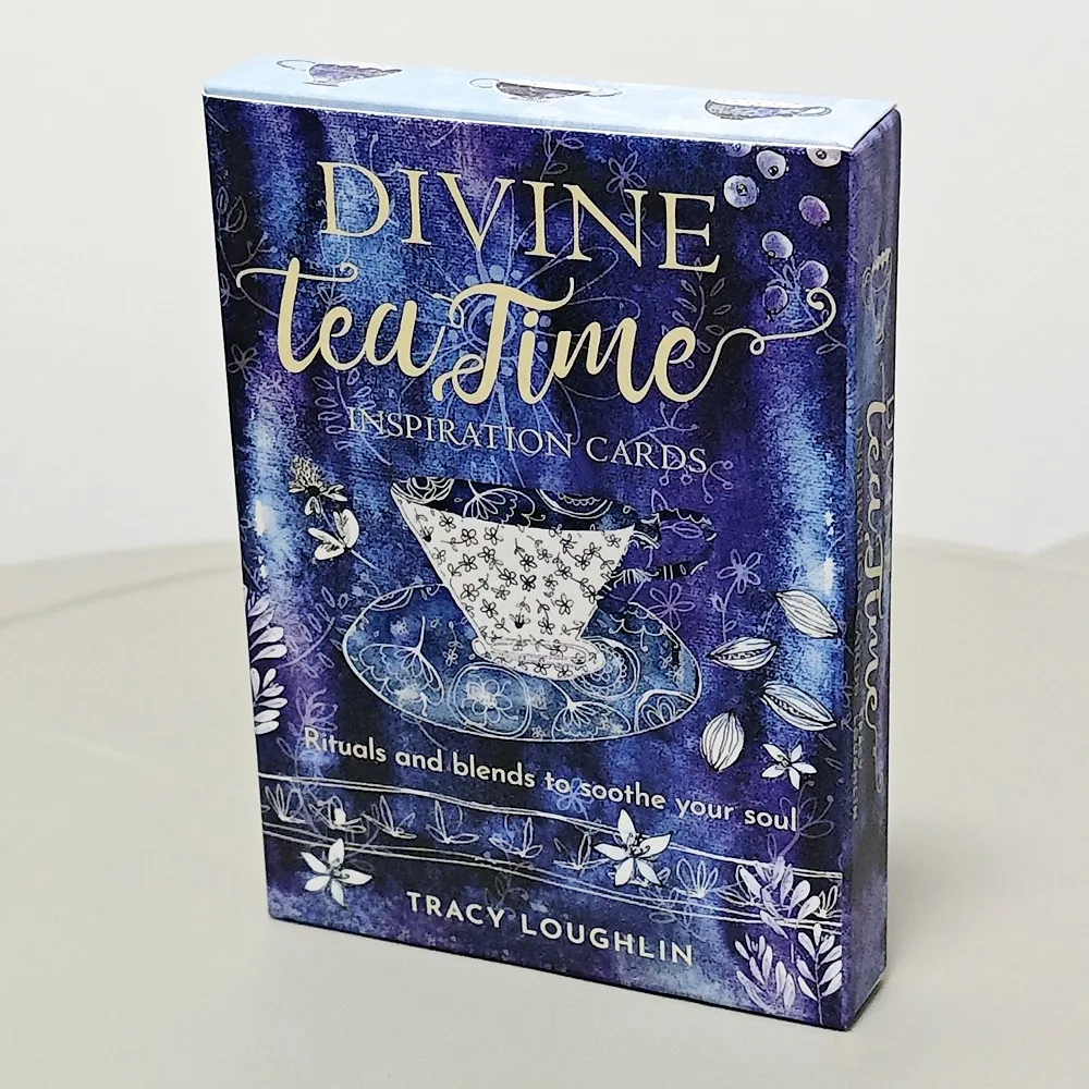 

10.4*7.3cm Divine Tea Time Inspiration Cards 40 Pcs Cards Blend To Soothe Your Soul