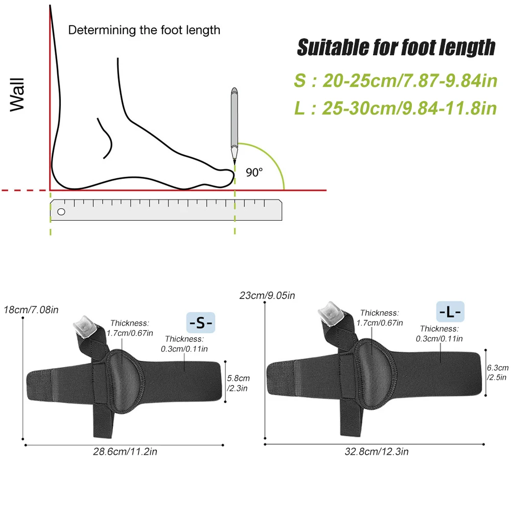 1pc Bunion Corrector for Women & Men, Bunion Socks Toe Corrector Comfortable & Breathable for Day/Night Support, Hallux Valgus view 2