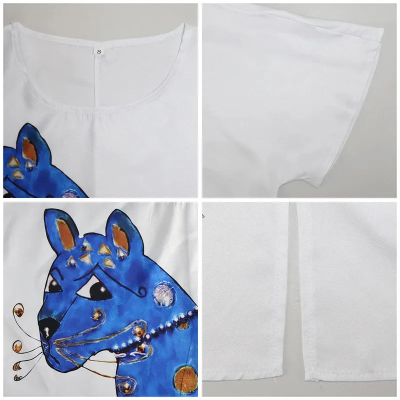 2025 yiyi تأثيري فتاة تمويه أني فريد أغنثا القط فيلم 70s المرأة زي فستان عتيق تي شيرت B