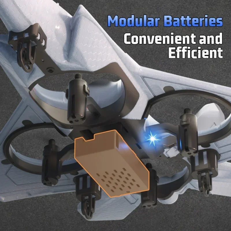 Jjrc H128 Rc طائرة شراعية 2.4G هليكوبتر تعمل بالتحكم عن بعد طائرة استشعار الجاذبية مع مقاتلي رغوة خفيفة للبنين الأطفال #4