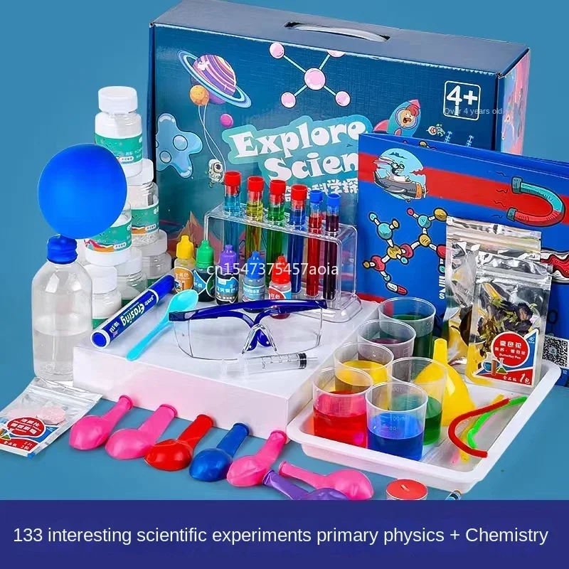 New Kids Science Laboratory Montessori Toys Chemical Experiments Kits Children Educational ToysScience popularization equipment